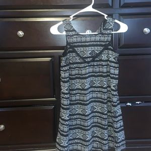 Girls dress with pattern